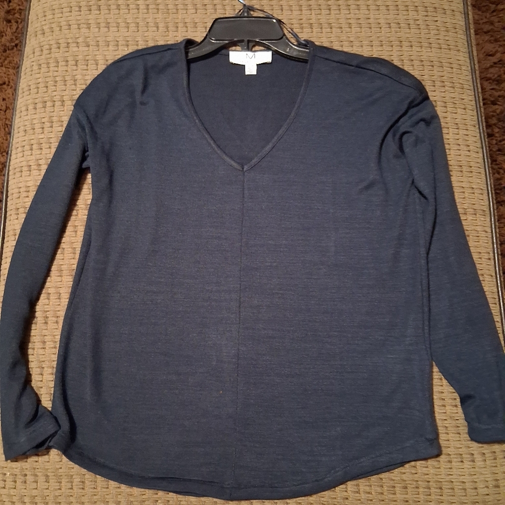 Magaschoni Blue Long Sleeve Shirt